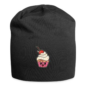 Cute cupcake - Jersey Beanie - black - Front
