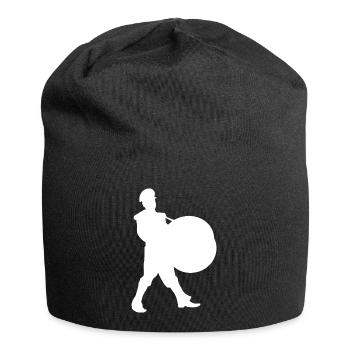 Silhouette du Héros de l’Écran - Bonnet en jersey - noir - Devant