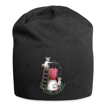 The Smoothie Makers - Kunst für Tierrechte - Jersey-Beanie - Schwarz - Vorne