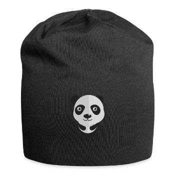 Animals Tiere Animal Print Nature 34 - Jersey-Beanie - Schwarz - Vorne