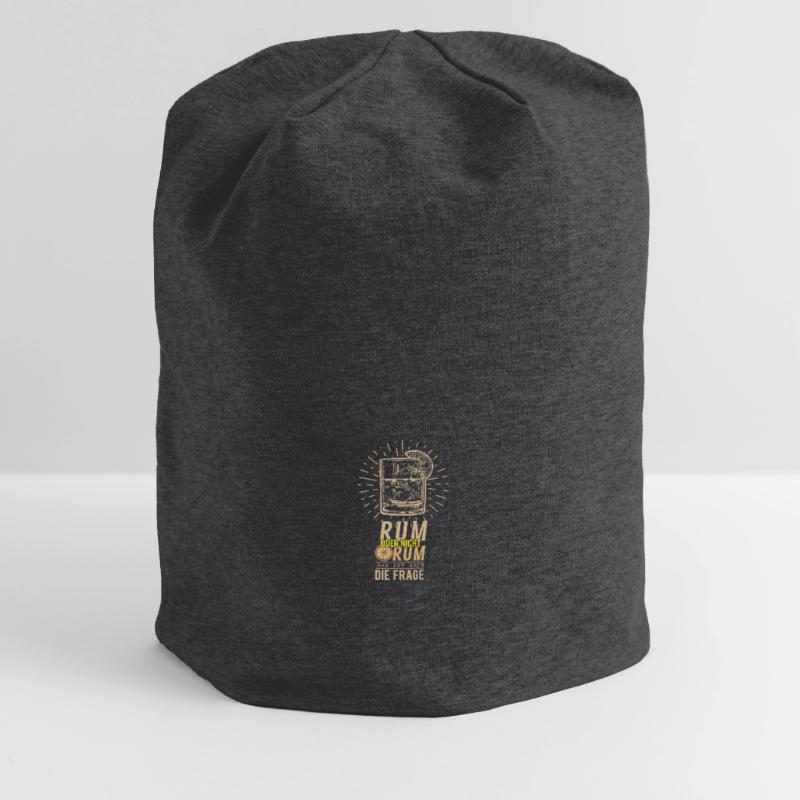Rum, oder nicht Rum, Geschenk Geschenkidee Jersey-Beanie
