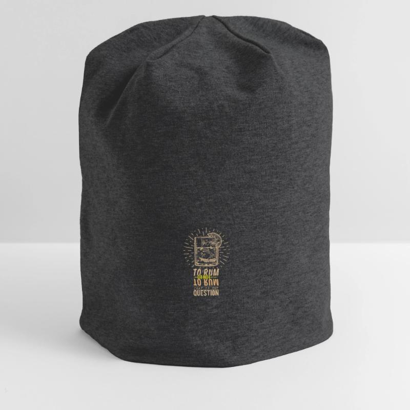 Rum, oder nicht Rum, Geschenk Geschenkidee Jersey-Beanie