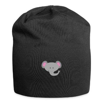 elephant - Jersey Beanie - black - Front