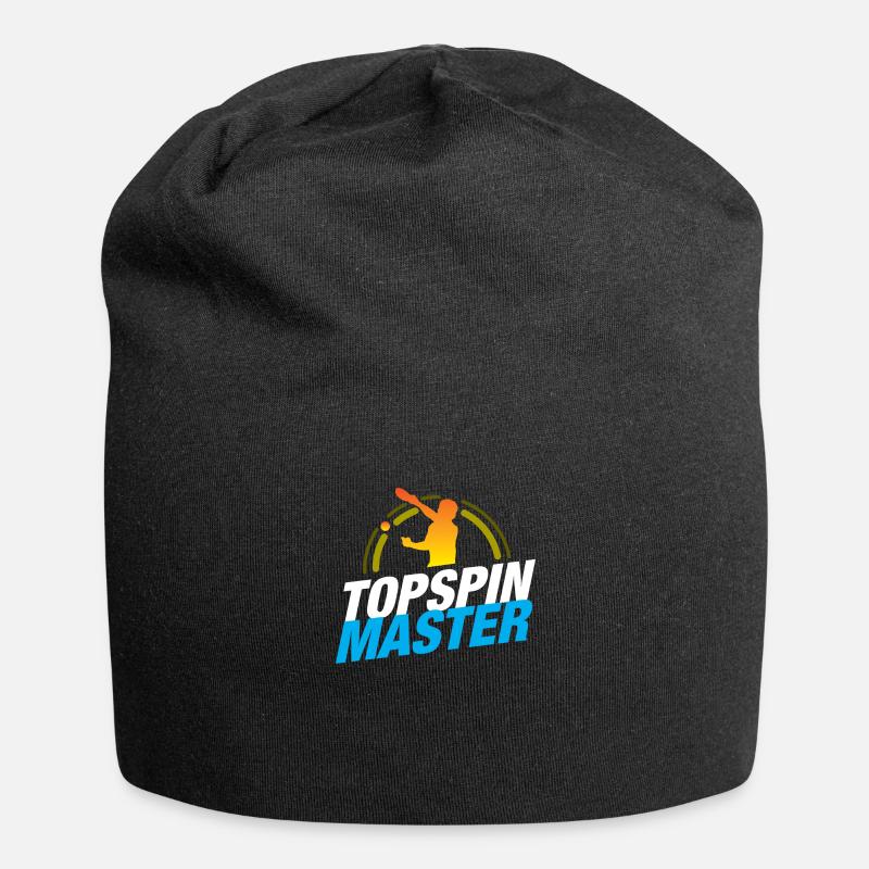 Ping-pong, ping-pong, tennis de table - Bonnet en jersey - noir
