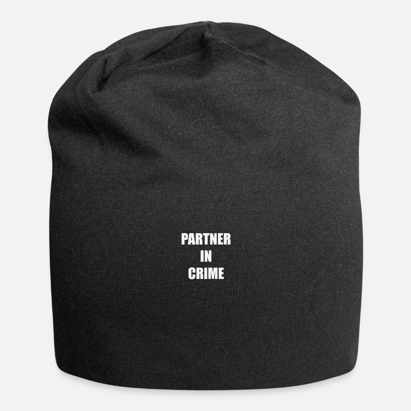 PARTNER IN CRIME - Jersey-Beanie - Schwarz