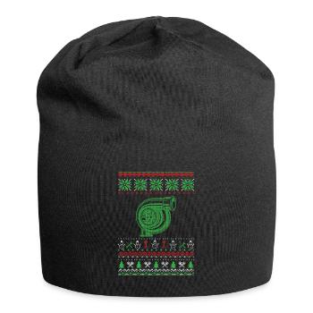 Christmas Ugly Sweater - Jersey Beanie - black - Front