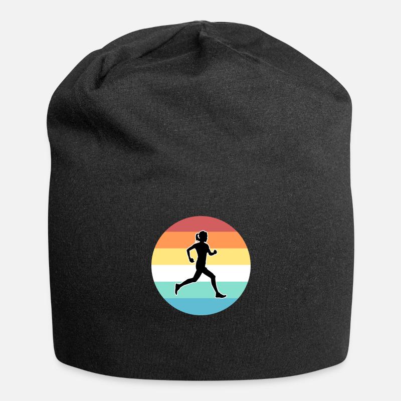 Joggen - Jersey-Beanie - Schwarz