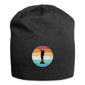 travel - Jersey Beanie - black - Front