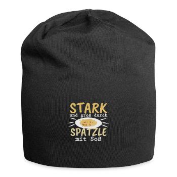 Spaetzle Schwabe Bathing Sauce Heavily Growing Children - Jersey Beanie - black - Front