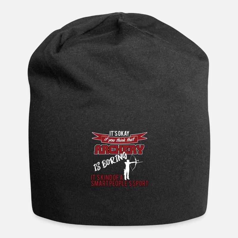 archery archery - Jersey Beanie - black