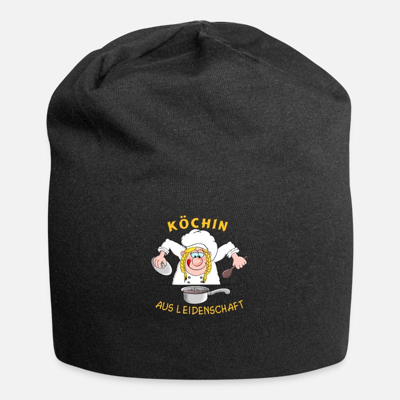 Cook with passion - Jersey Beanie - black
