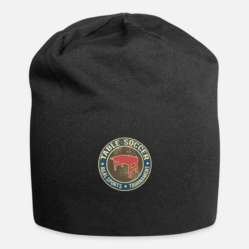 kicker foosball kickern - Jersey-Beanie - Schwarz