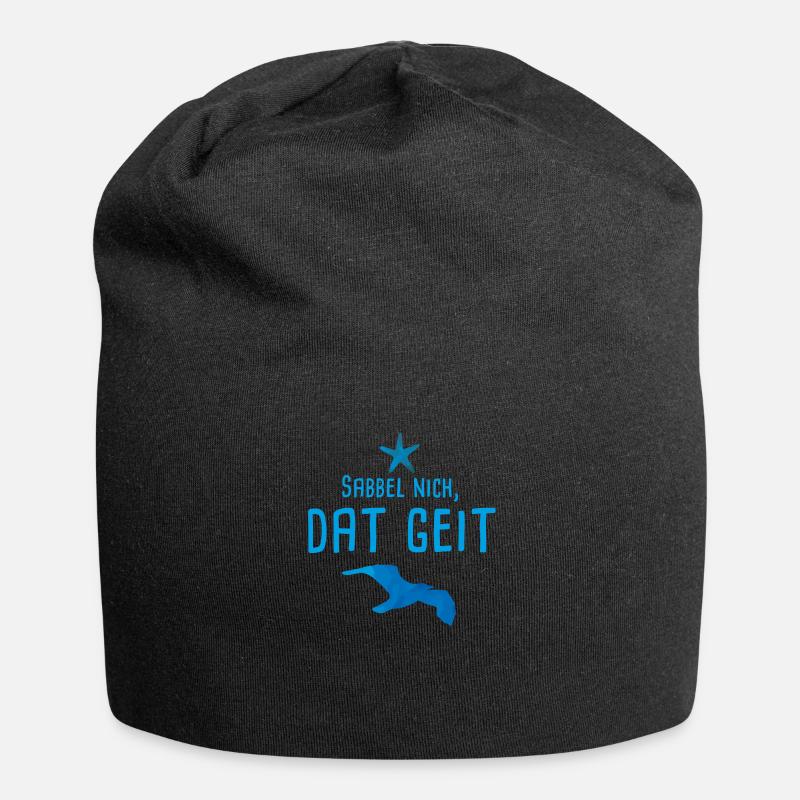Sabbel nich dat geit 03 - Jersey-Beanie - Schwarz