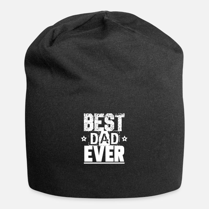 Bester Vater best dad - Jersey-Beanie - Schwarz