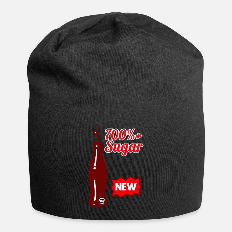 Zucker - Jersey-Beanie - Schwarz