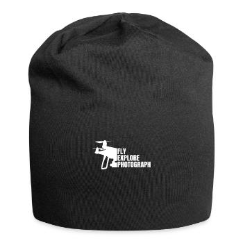Drone Drone Pilot Flying Photo Leisure Gift - Jersey Beanie - black - Front