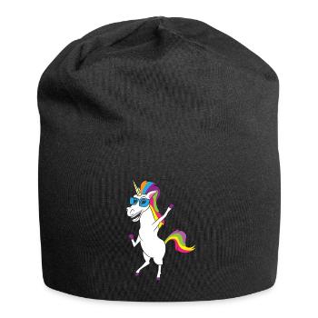 UNICORN LUNETTES DE SOLEIL - UNICORN AVEC LUNETTES DE SOLEIL - Bonnet en jersey - noir - Devant