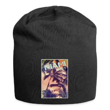 miami - Jersey-Beanie - Schwarz - Vorne