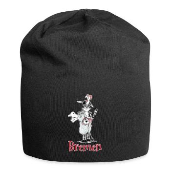 Musiciens de Brême - Bonnet en jersey - noir - Devant