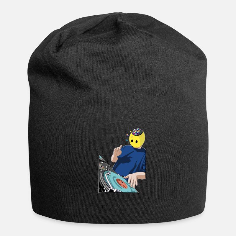 Smarties Dj - Jersey-Beanie - Schwarz