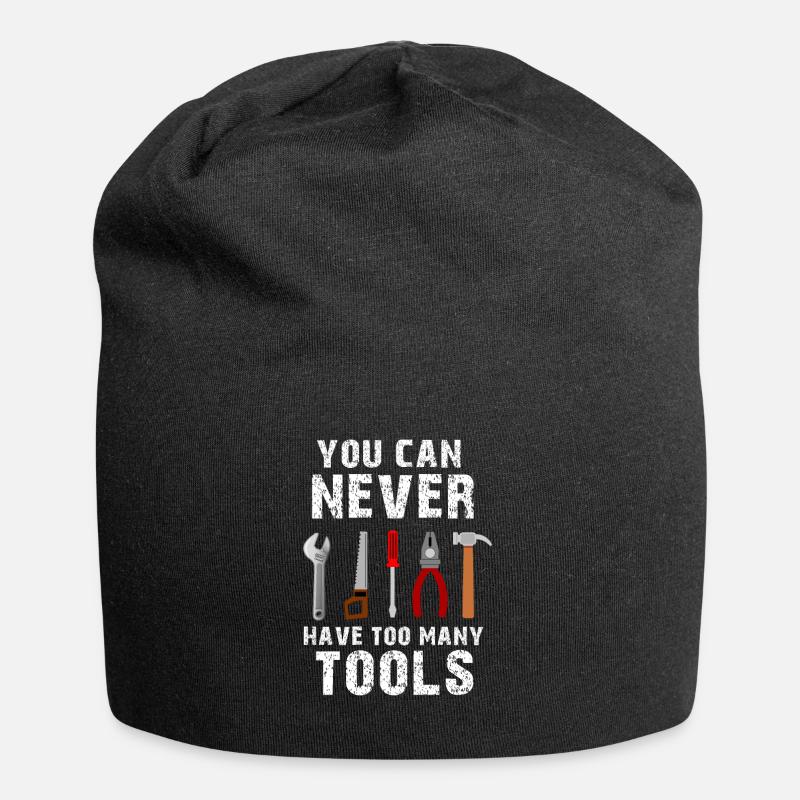 Craftsman tool home improvement saying - Jersey Beanie - black