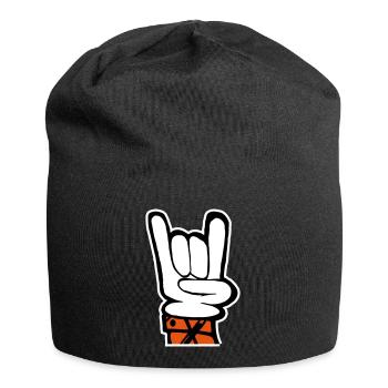 Hand Rock Pommesgabel - Jersey-Beanie - Schwarz - Vorne