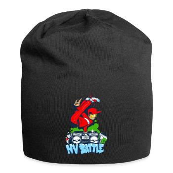 Breakdance B-Boy Streetdance Design Hip Hop Dance - Jersey-Beanie - Schwarz - Vorne