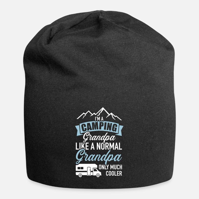 Wohnmobil - Jersey-Beanie - Schwarz