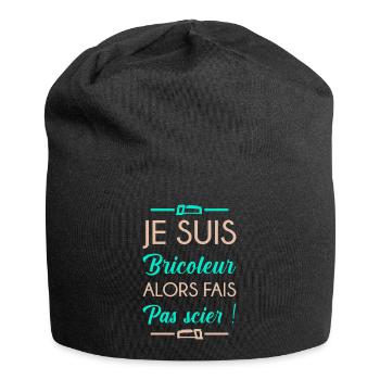 Super bricoleur - Bonnet en jersey - noir - Devant