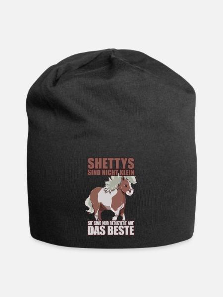 Shetty - Jersey-Beanie - Schwarz