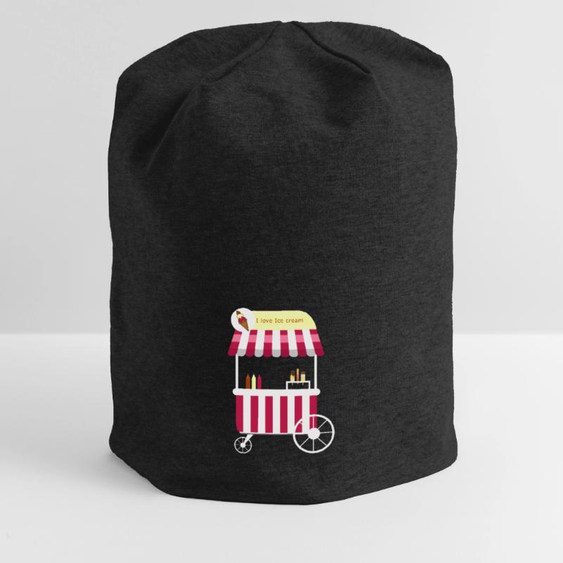 Eiswagen, Eismann, Eisdiele, Eiskrem, Eis, Jersey-Beanie