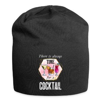 Cocktails Cocktails Boisson Summer Summer Dicton d’été - Bonnet en jersey - noir - Devant