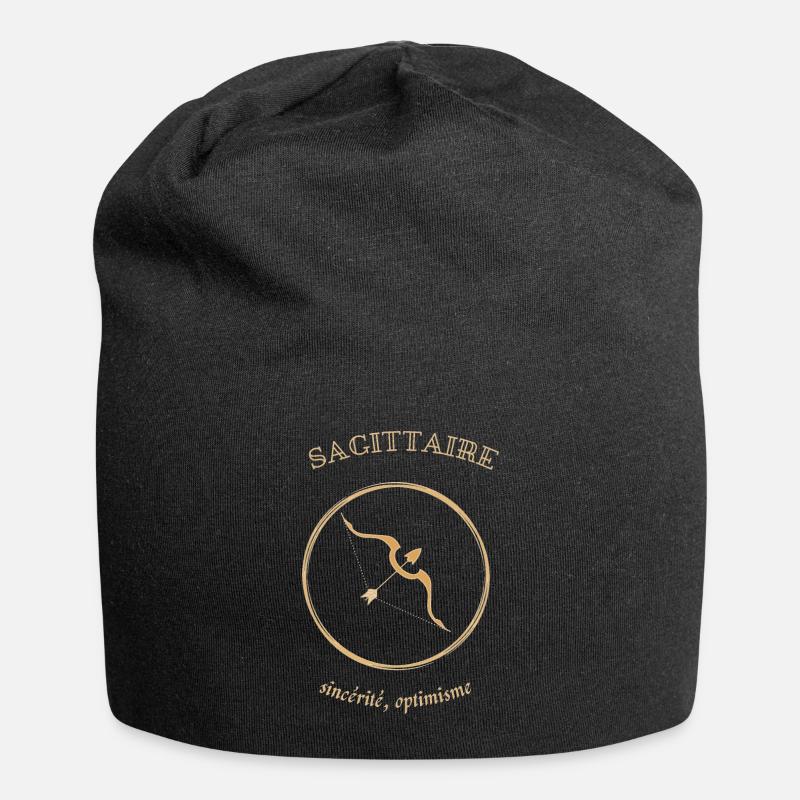 SCHÜTZE - Jersey-Beanie - Schwarz