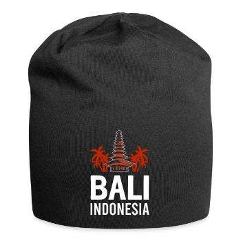 Bali - Jersey-Beanie - Schwarz - Vorne