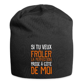 La Perfection - Bonnet en jersey - noir - Devant