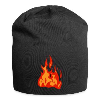 flame flame - Jersey Beanie - black - Front