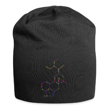 LSD Molecule Lysergic Acid Diethylamide Structural Formula - Jersey Beanie - black - Front