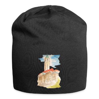 Rathaus Spandau von Berlin by Art_Klex_Berlin - Jersey-Beanie - Schwarz - Vorne