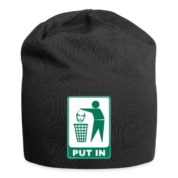METTEZ - PAIX UKARINE - STOP À LA GUERRE ! - Bonnet en jersey - noir - Devant