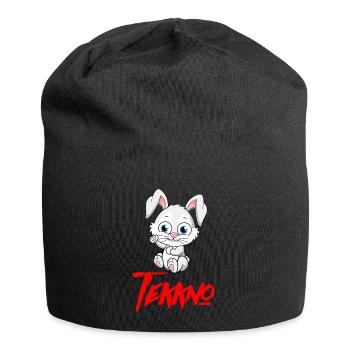 TEKKNO HARDTEKK TEKK TEKKE Süßer hase - Jersey-Beanie - Schwarz - Vorne