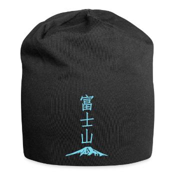 Mount Fuji. - Jersey Beanie - black - Front