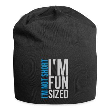 Pas court taille amusante - Bonnet en jersey - noir - Devant