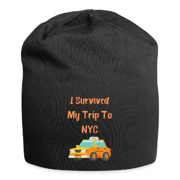 I Survived My Trip To NYC - Jersey Beanie - black - Front