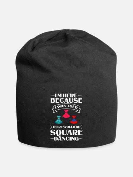 Square Dance Musik Caller Volkstanz Tänzer Usa - Jersey-Beanie - Schwarz