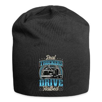 LKW Fahrer - Jersey-Beanie - Schwarz - Vorne