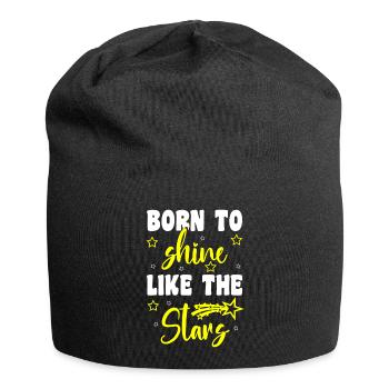 Star Wish Space - Jersey Beanie - black - Front