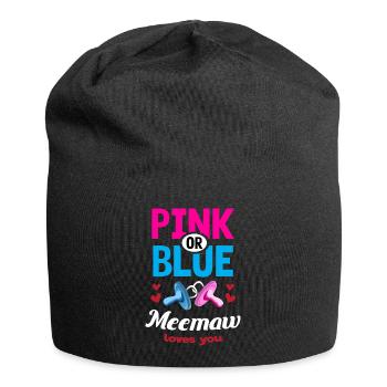 Rose ou bleu Meemaw vous aime Genre Révéler Party - Bonnet en jersey - noir - Devant