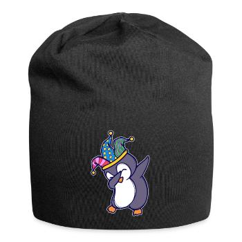 Oiseau de mer Cool Sweet Penguin Animal Drôle d’oiseau - Bonnet en jersey - noir - Devant