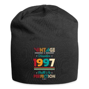 Anniversaire 25 ans - Décembre 1997 Vintage - Bonnet en jersey - noir - Devant
