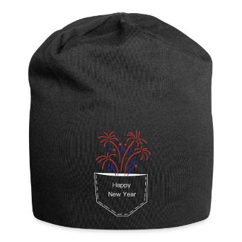 Pocket Feuerwerk 1 - Jersey-Beanie - Schwarz - Vorne